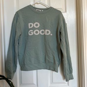 Cotopaxi Do Good Crewneck Sweatshirt in Sage